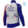 Tenue Maillot M/L + Collant à Bretelles 2020 Groupama-FDJ Hiver Thermal Fleece N001